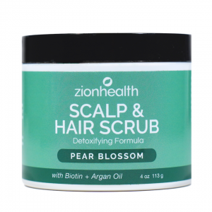 Deep Cleansing Scalp & Hair Scrub Pear Blossom with Sea Salt