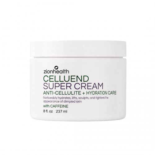 Zion Health Celluend Super Cream Anti-Cellulite + Hydration Care 8oz Zion Health Celluend Super Cream Anti-Cellulite + Hydration Care 8oz