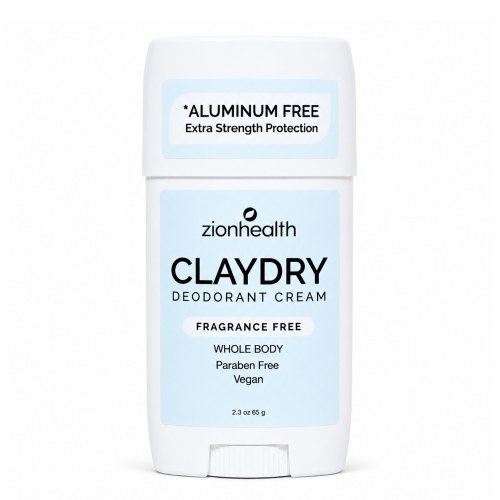 CLAYDRY™ CREAM Whole Body Deodorant - Fragrance Free