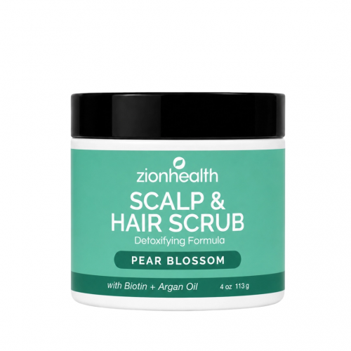Deep Cleansing Scalp & Hair Scrub Pear Blossom with Sea Salt
