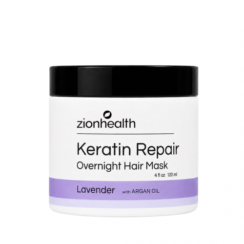 Keratin Hair Mask with Argan Oil - Natural Lavender 