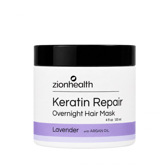 Keratin Hair Mask with Argan Oil - Natural Lavender 