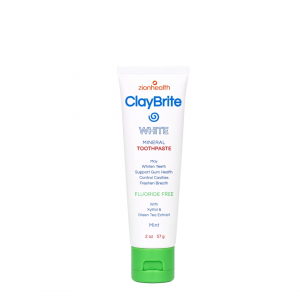 CLAYBRITE™ White Toothpaste Travel Sized 