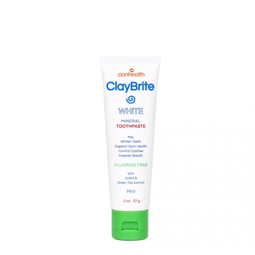 CLAYBRITE™ White Toothpaste Travel Sized 