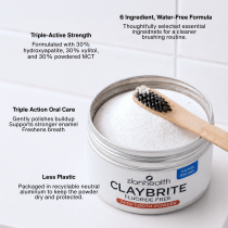 CLAYBRITE® 3 X 30 Tooth Powder