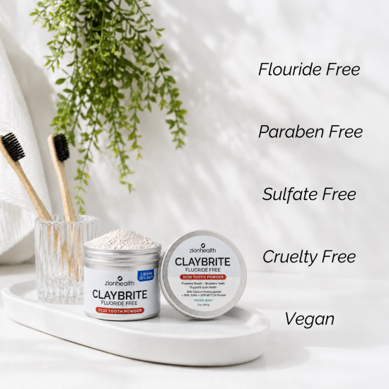 CLAYBRITE® 3 X 30 Tooth Powder
