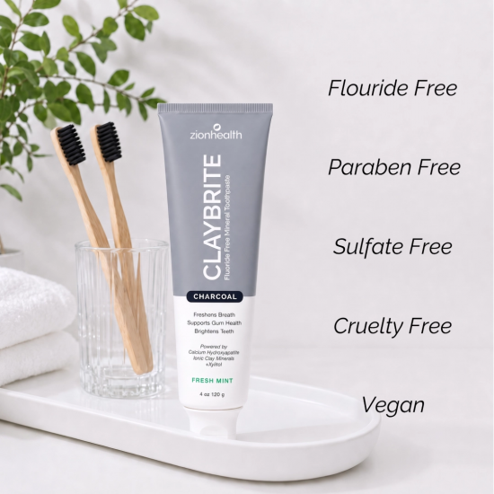 CLAYBRITE™ Toothpaste Activated Charcoal CLAYBRITE™ Toothpaste Activated Charcoal