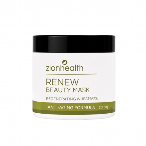 Wheatgrass Face Mask- Renew 2 oz. Wheatgrass Face Mask- Renew 2 oz.