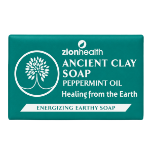 Ancient Clay Natural Soap Peppermint Oil 6 Oz.