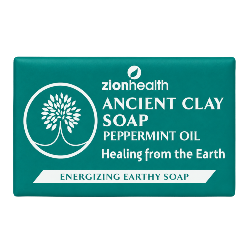 Ancient Clay Natural Soap Peppermint Oil 6 Oz. Ancient Clay Natural Soap Peppermint Oil 6 Oz.