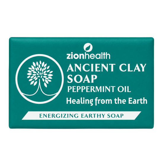 Ancient Clay Natural Soap Peppermint Oil 6 Oz. Ancient Clay Natural Soap Peppermint Oil 6 Oz.
