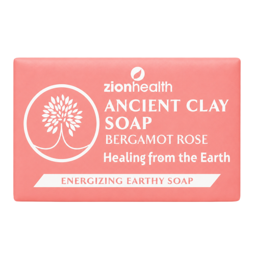 Ancient Clay Bar Soap - Bergamot Rose 6oz