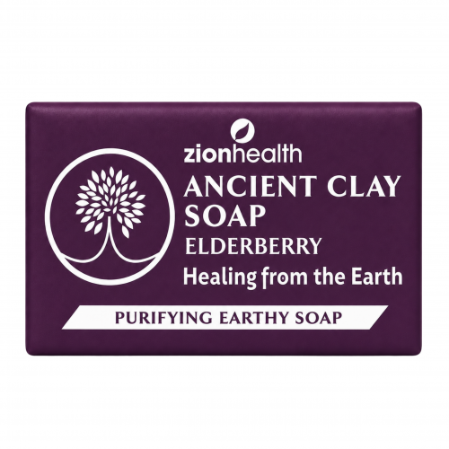 Ancient Clay Bar Soap - Elderberry 6oz Ancient Clay Bar Soap - Elderberry 6oz