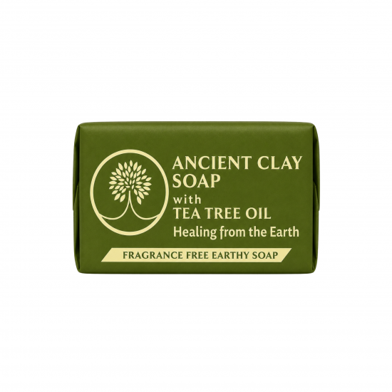 Ancient Clay Soap - Tea Tree Oil 1 oz 100% Natural Ancient Clay Soap - Tea Tree Oil 1 oz 100% Natural